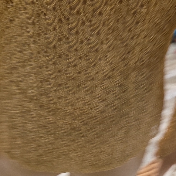 Vintage Gold Patterned Blouse - Picture 7 of 8